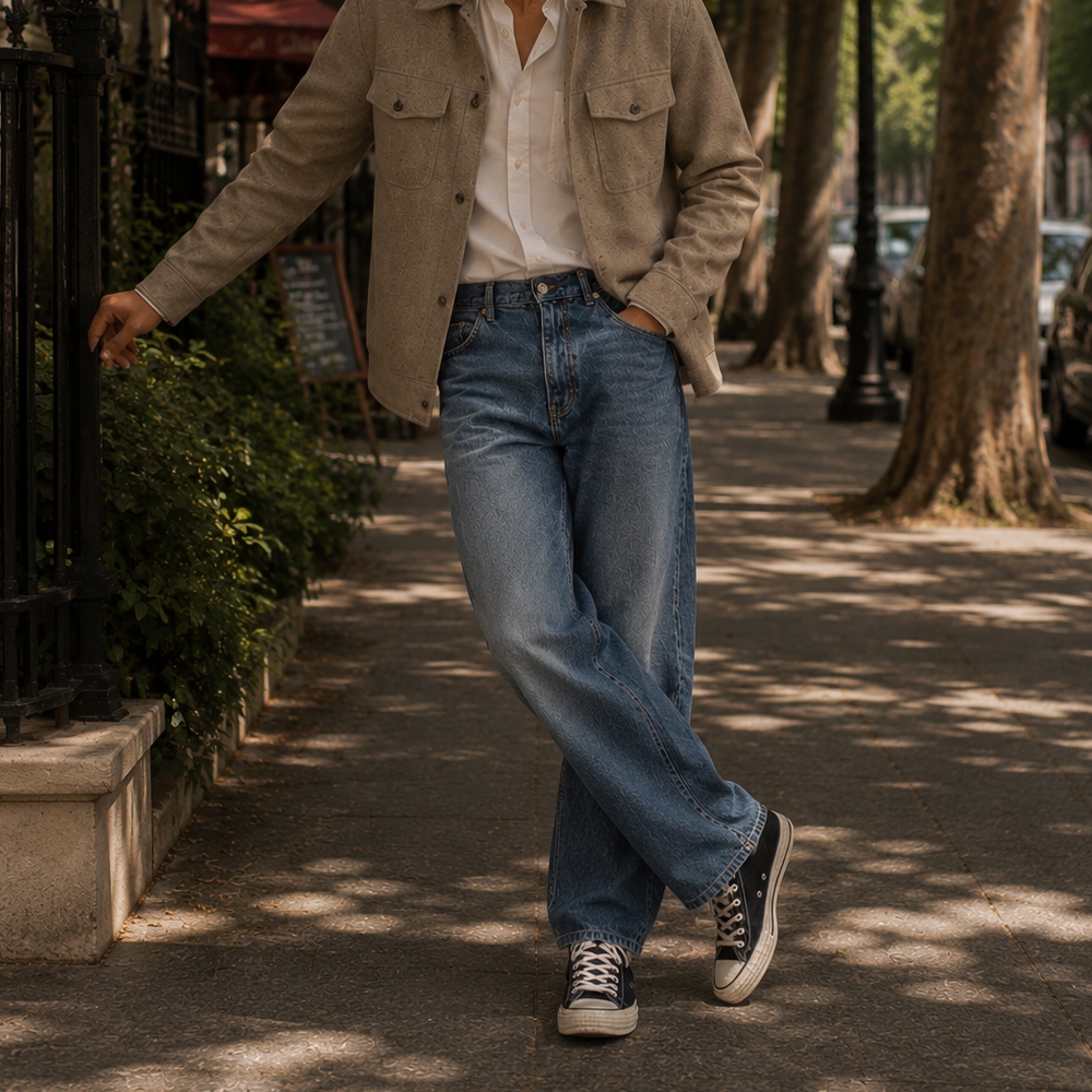 Blue Bootcut
